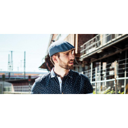 Jackson Flat Cap Cotton Denim - Göttmann