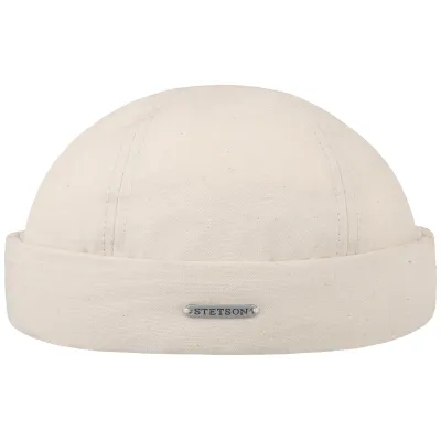 Bonnet Docker Baltimore Coton Ecru- Stetson  Reference : 9053 | Chapellerie Traclet