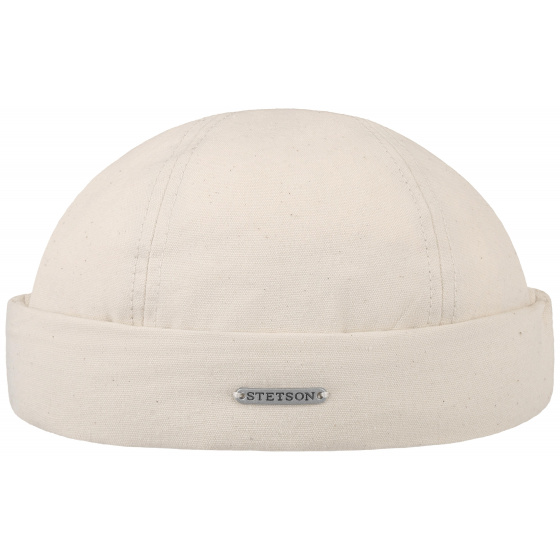 Stetson Baltimore Docker Cap Cotton Ecru