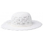 Capeline Jailly Paille Papier Blanche- Traclet