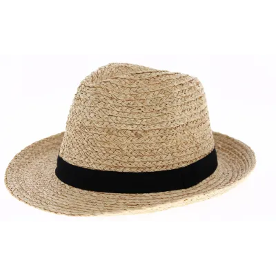 Pelussin Natural Straw Fedora Hat - Traclet Reference: 9304 | Traclet Hat Shop