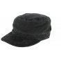 Army Rooten Leather Cap Black - Aussie Apparel 