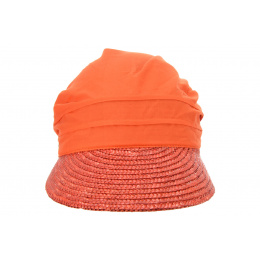 Orange Straw Alliance Cap - Seeberger