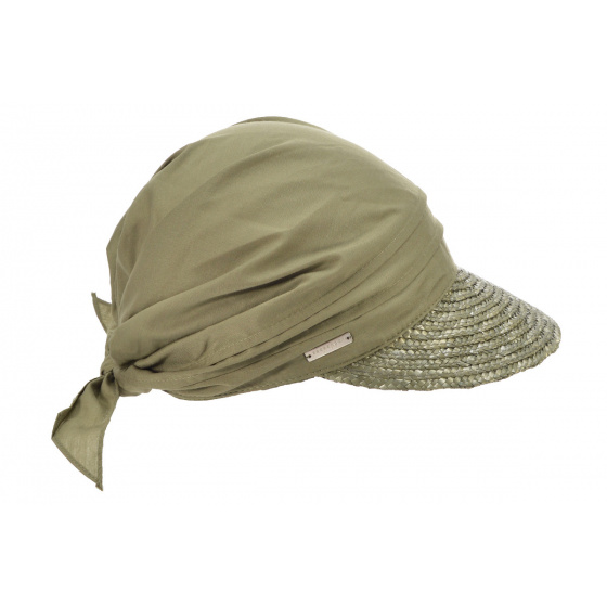 Olive Straw Alliance Cap - Seeberger