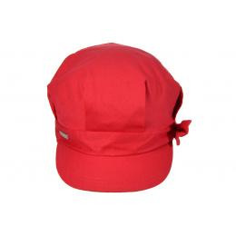Emma Red Summer Newsboy Cap - Seeberger