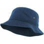 Navy cotton bucket hat - Ethos