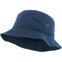 Summer cotton bucket hat in navy color - Ethos Reference: 7038 | Traclet Hat Shop