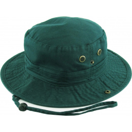 Summer Cotton Bucket Hat Pine Green - Ethos