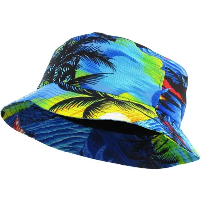 Ethos Hawaiian Sky Blue Bucket Hat - Hat Shop Reference: 5275 | Traclet Millinery