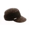 Casquette Paille Naturelle Marron- Seeberger Reference : 9321 | Chapellerie Traclet