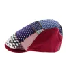 Patchwork Domiti Linen & Cotton Cap - Traclet Reference: 9327 | Traclet Hat Shop