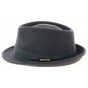 Romans Gray Wool Felt Trilby Hat - Traclet