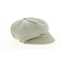 Natural Cotton Newsboy Cap with Bow - Traclet