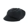 Casquette Gavroche Neaux Noire Coton- Traclet Reference : 9335 | Chapellerie Traclet