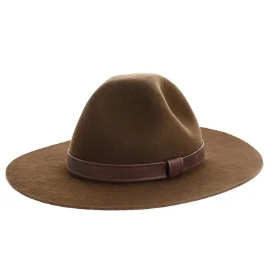 Brown Wool Felt Scout Hat - Traclet Reference: 9348 | Traclet Hat Shop