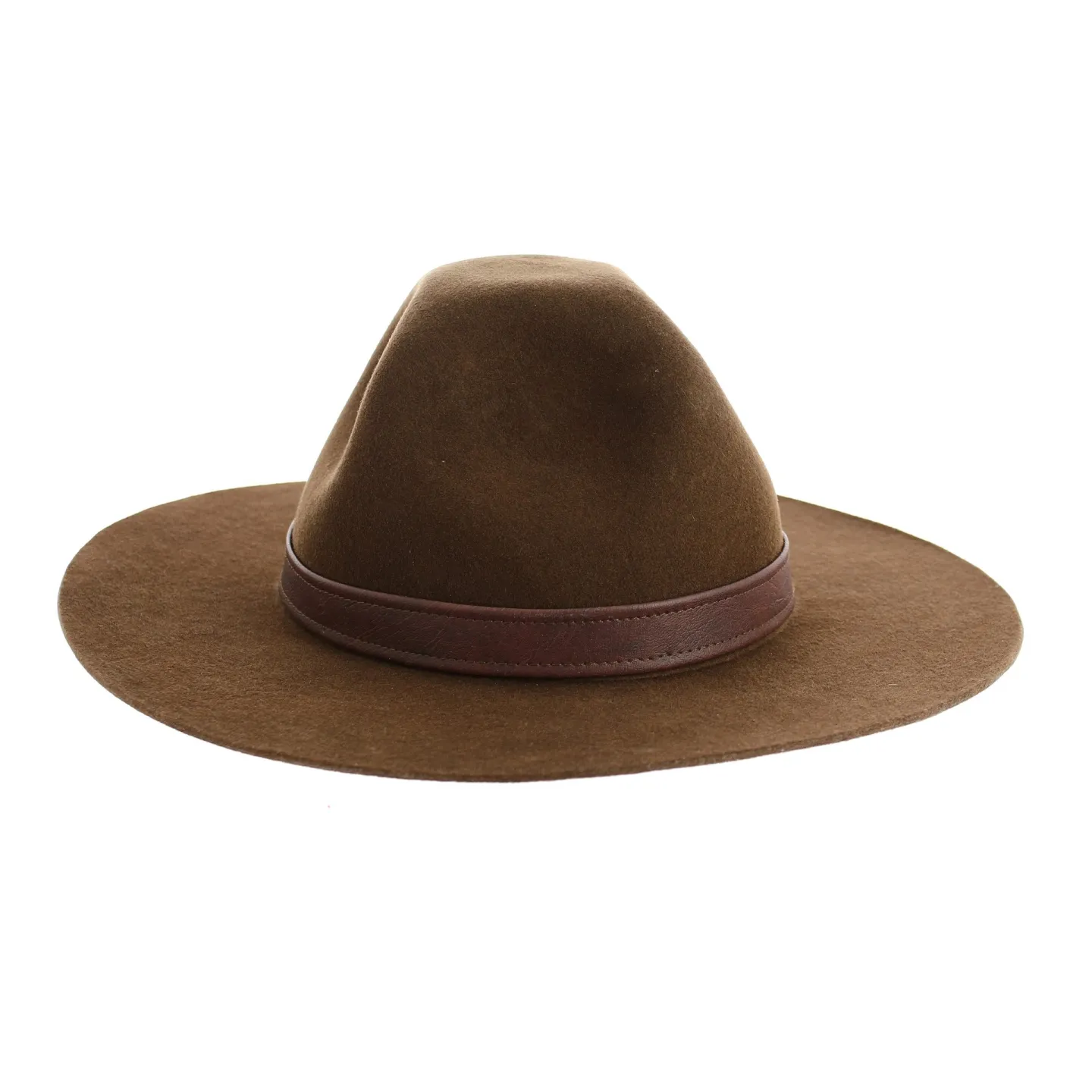 Brown Wool Felt Scout Hat - Traclet Reference: 9348 | Traclet Hat Shop