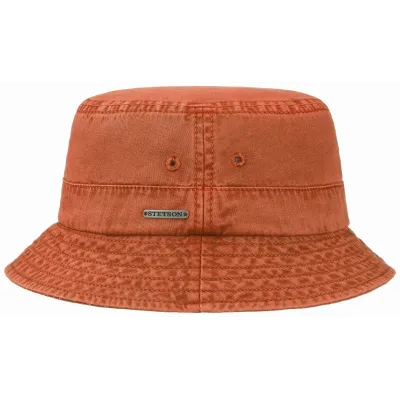 Bob Dyed Coton Délavé orange - Stetson Reference : 4957 | Chapellerie Traclet