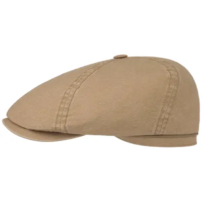Casquette Brooklin Theodore Taupe Coton - Stetson Reference : 2821 | Chapellerie Traclet