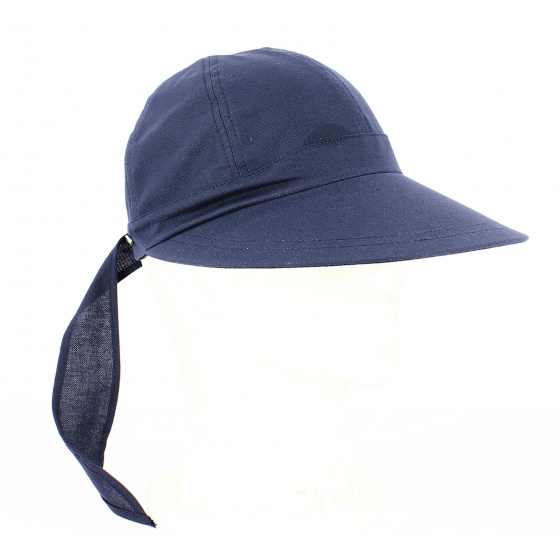 Large Visor Cap Camila Navy - Traclet