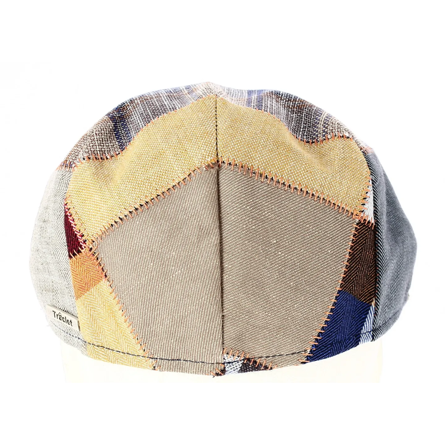 Warren Linen Patchwork Cap - Traclet Reference: 7836 | Traclet Hat Shop