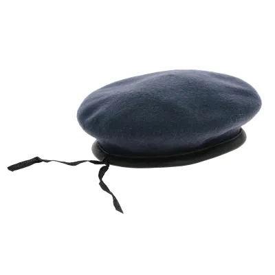 Gray Wool Military Beret - Traclet  Reference: 9377 | Traclet Hat Shop