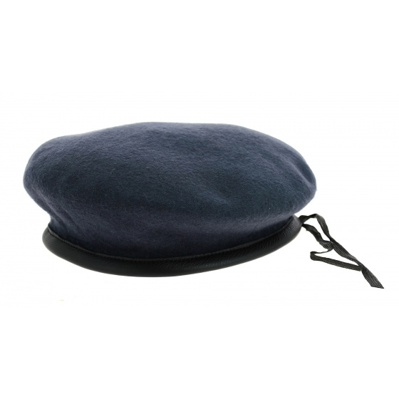 Gray Wool Military Beret - Traclet