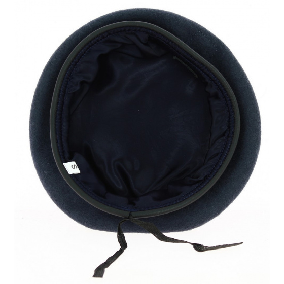 Gray Wool Military Beret - Traclet