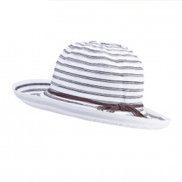 Black & White Breton Hat - Emthunzini Hats