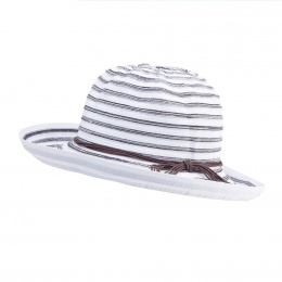 Chapeau Breton Blanc & Noir- Emthunzini Hats 