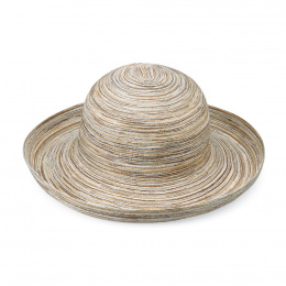 Sydney White & Camel Hat - Emthunzini Hats