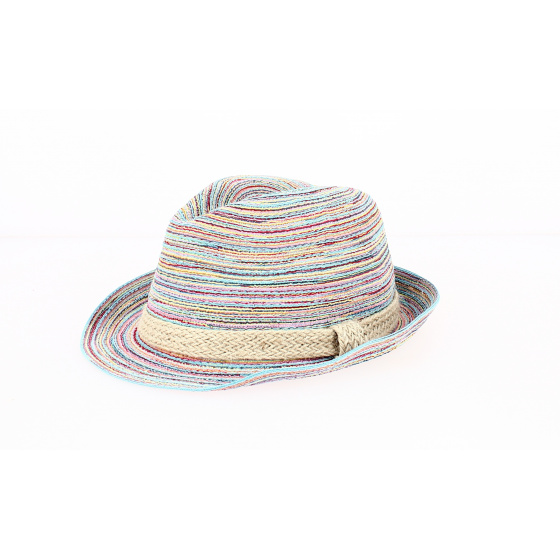 Trilby Foggia Rainbow Cotton Hat- Traclet 