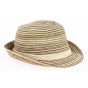 Chocolate Cotton Foggia Trilby Hat - Traclet