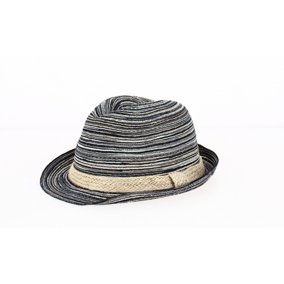 Trilby Hat Foggia Cotton Ocean - Traclet