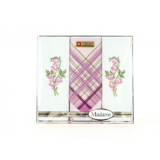 Mouchoirs Brodés Coton- Traclet 