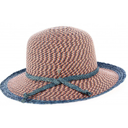 Chapeau Cloche Marvao Paille Papier Multicolore- Fléchet