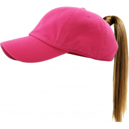 Classic Cap Ponytail Pink- Traclet