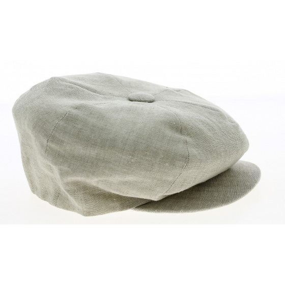 Casquette En Lin Lierys - Style Gavroche Urbain - Casquette D'été Unisexe - Fabriqué En Italie