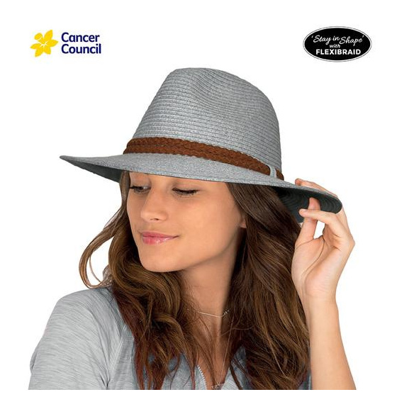 Fedora Dallas Mannish Natural Fiber Hat 