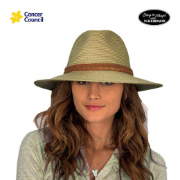 Chapeau Fedora Dallas Mannish Fibres Naturelles Ocre- Rigon Headwear
