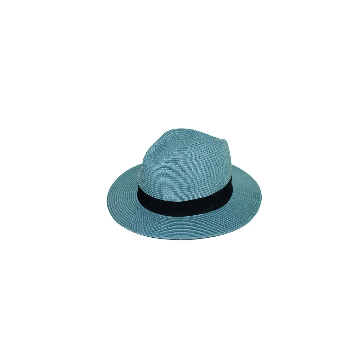 Chapeau Traveller Lightweight Fibres Naturelles Bleu Métal- Rigon Headwear Reference : 9470 | Chapellerie Traclet