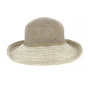 Capeline/ Chapeau Cloche Frida Polyester Mocha & White- Rigon headwear