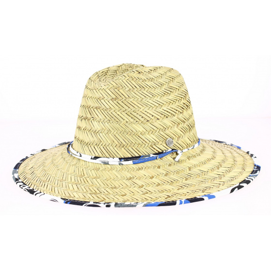 Natural Straw Traveller Surf Hat - Rigon Headwear