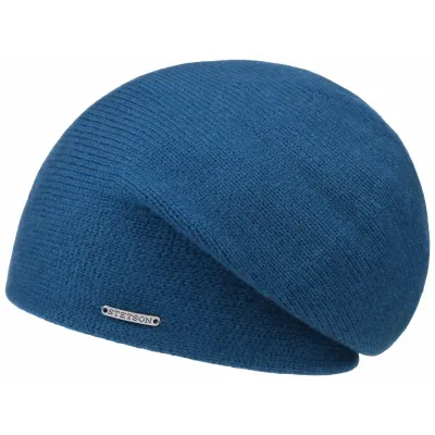 Stetson Shirley Cashmere Beanie - Teal Blue  Reference: 9480 | Chapellerie Traclet