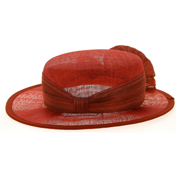 Red Sidonie Ceremonial Hat - Traclet