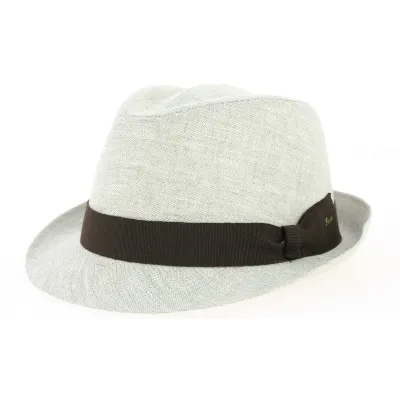 Chapeau Trilby Jakarta Lin Naturel- Fléchet  Reference : 9487 | Chapellerie Traclet