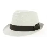 Chapeau Trilby Jakarta Lin Naturel- Fléchet  Reference : 9487 | Chapellerie Traclet