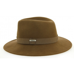 Indiana Jones Tawny Wool Felt Traveller Hat - Traclet