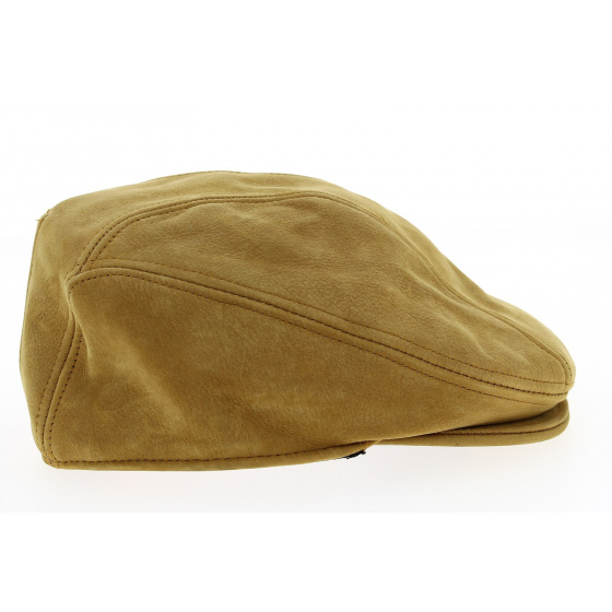Casquette Cuir Tanque Camel- Stetson 