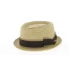 Chapeau PorkPie Indian Wells Papier Beige- Traclet Reference : 9511 | Chapellerie Traclet