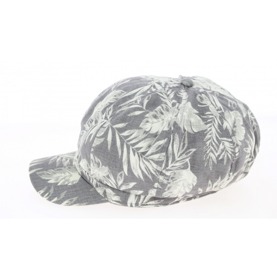 Retro Summer Newsboy Cap Futuna Cotton Gray - Traclet